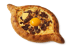 Cheese & Kavurma (Slow-Cooked Beef)Adjaruli Khachapuri
